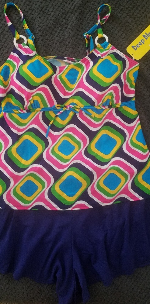 NWT Women's Plus Size 2 pc Tankini sz 18W